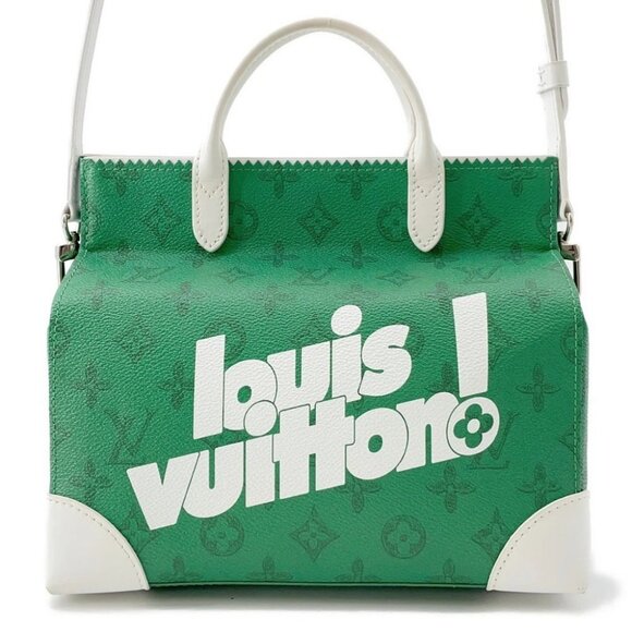 LOUIS VUITTON Ritter Bag Monogram / Everyday LV Green - Picture 1 of 16